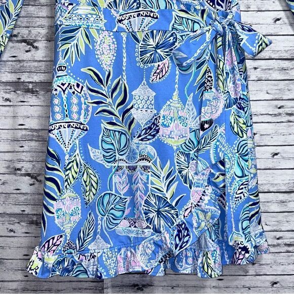 Lilly Pulitzer Jessalynne Romper Lapis Lantern - Picture 7 of 10